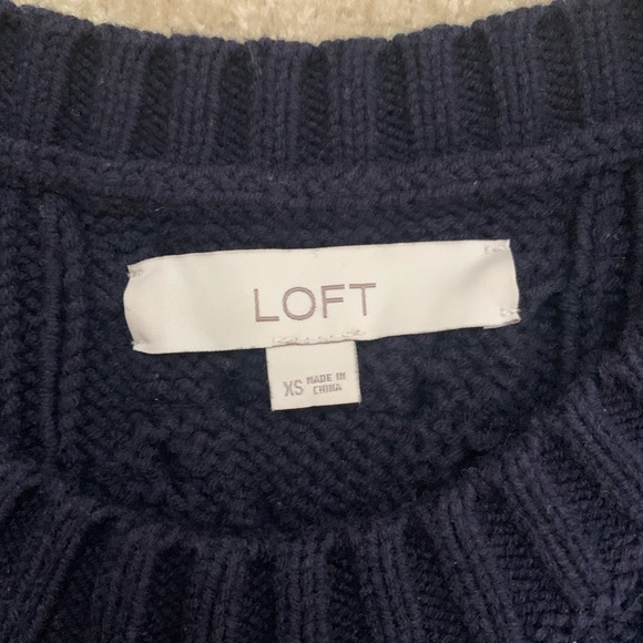 LOFT Cold Shoulder Sweater - Picture 6 of 7